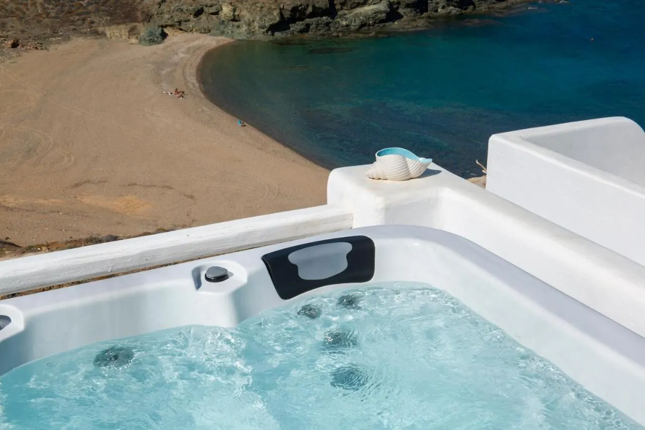 度假居 Villa Merhia Seaview Oasis With Pool & Hot Tub 希腊